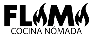 Ir a página principal. Logotipo Shop Flama Cocina Nómada